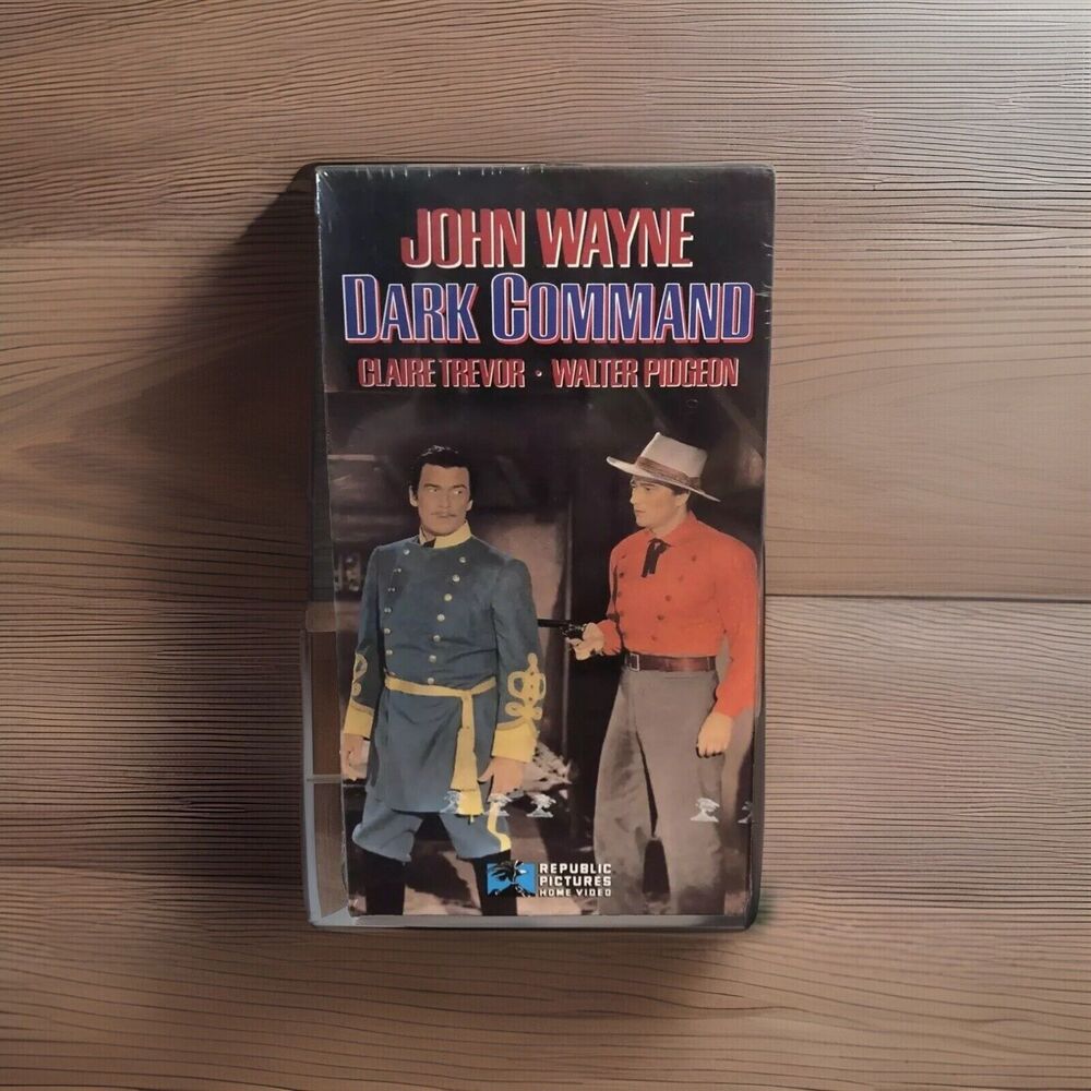 John Wayne Dark Command VHS Movie NEW SEALED 1940 Classic Western OOP